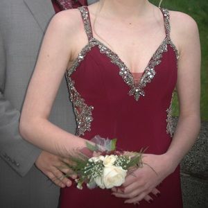 Gorgeous beaded special occasion dress